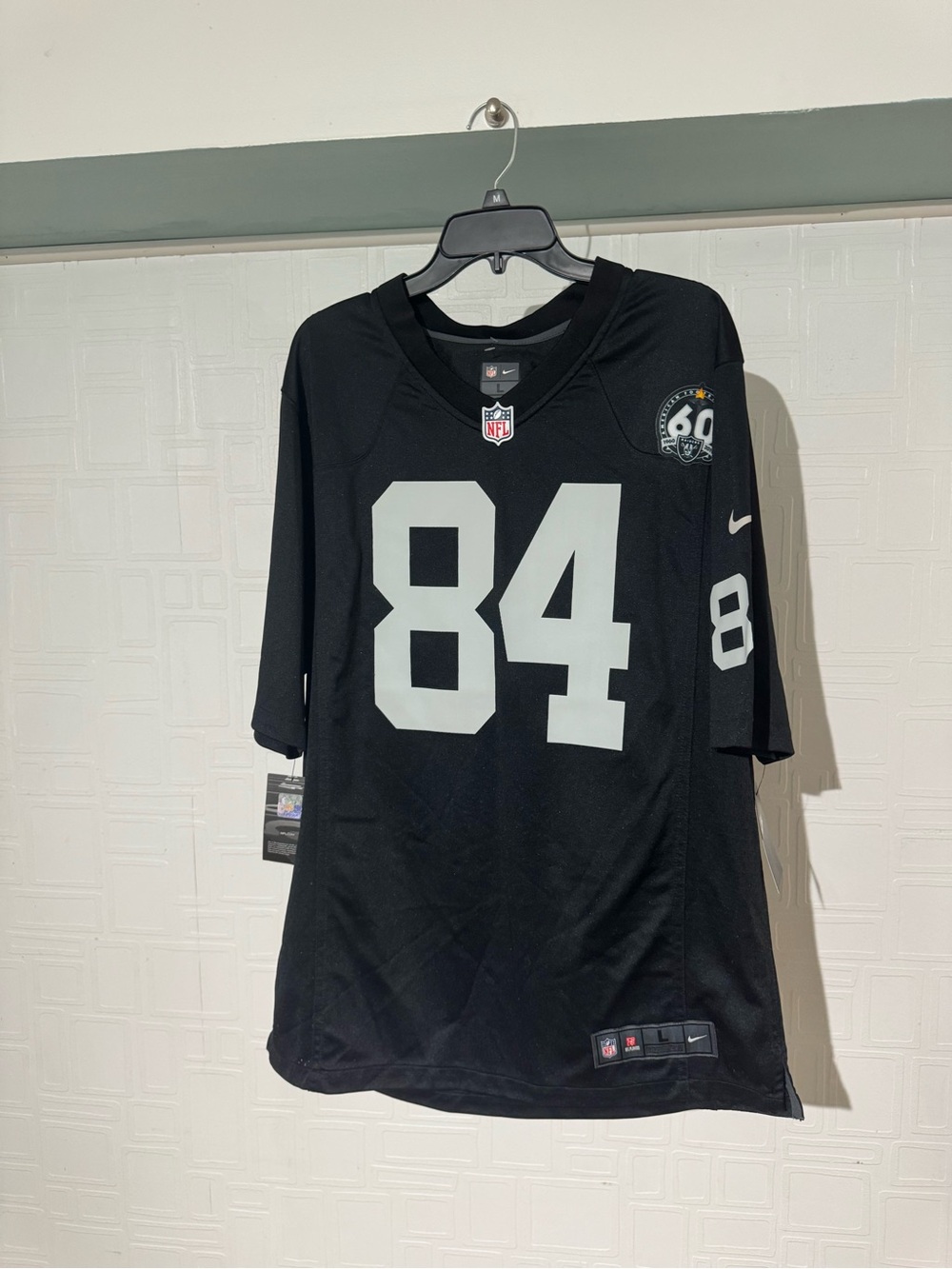 Nike Black Antonio Brown Raiders #84 Football Jersey
